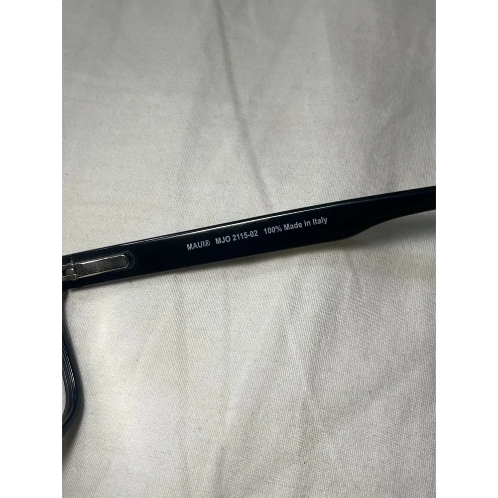 Maui Jim MJO 2115-02 Eyeglasses Glasses Polished Black 53-17-145